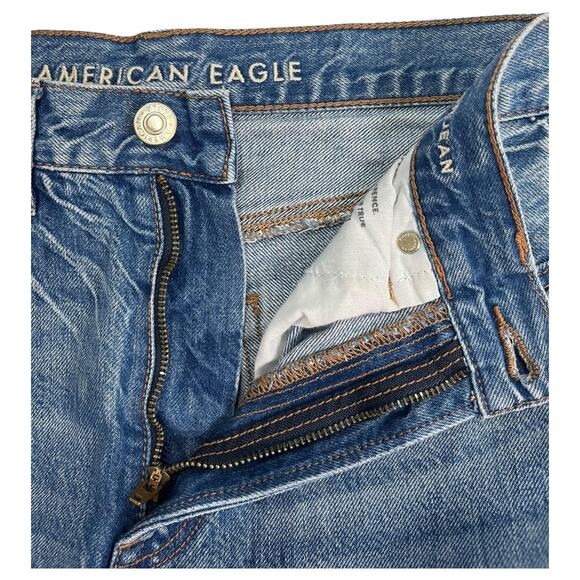 American Eagle Jeans Womens 2 Short Relaxed Mom High Rise Tapered Denim Boho 90s - Picture 4 of 14